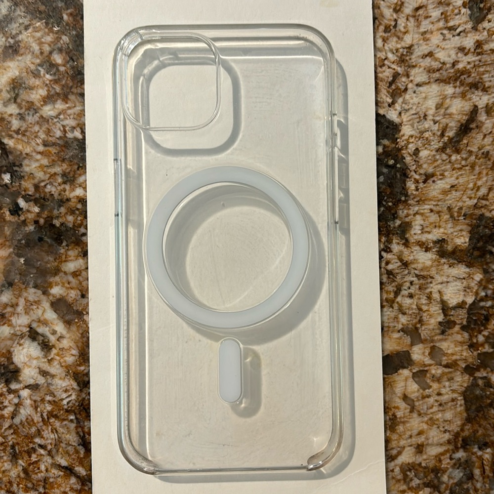 Authentic Apple MagSafe clear iPhone case